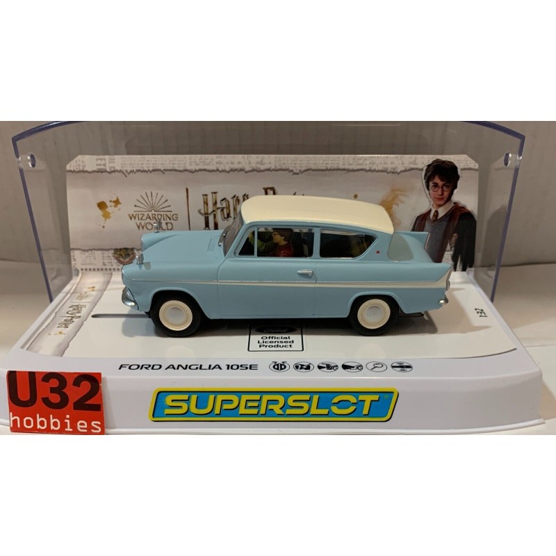 SLOT CAR SCX SUPERSLOT H4504 FORD ANGLIA 105E HARRY POTTER SCALEXTRIC UK