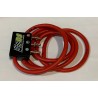 SLOT CAR DS-0011 CONECTOR COMPACTO CON BANANAS CON 1.5m  CABLE DE SILICONA