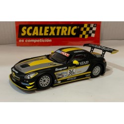 SLOT CAR SCX SCALEXTRIC A10154S300 MERCEDES SLS GT3 -36 EREBUS B.SCHNEIDER-JAGER