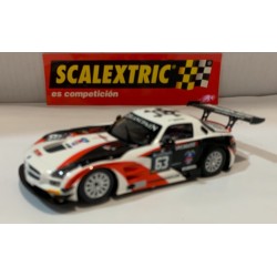 SLOT CAR SCX SCALEXTRIC A10202S300 MERCEDES SLS GT3 -63 TORIL HETHERINGTON-TORIL