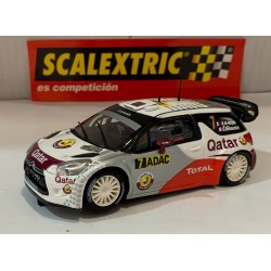 SLOT CAR SCX SCALEXTRIC A10120S300 CITROEN DS3 WRC -5 QATAR N.AL-ATTIYAH