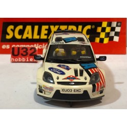 SLOT CAR SCX SCALEXTRIC 6162 FORD FIESTA JWRC -43 J.M.LATVALA