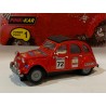 SLOT CAR PINK-KAR CV035 CITROEN 2CV -72 RALLYE 1974 ROJO