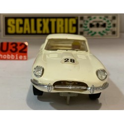 SLOT CAR SCX SCALEXTRIC EXIN C-34 JAGUAR E TYPE -28 BLANCO