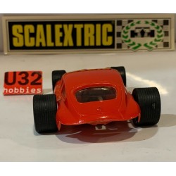 SLOT CAR SCX SCALEXTRIC EXIN C-34 JAGUAR E TYPE -7 ROJO CLARO PREPARADO PALAU