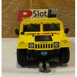 SLOT CAR POWER SLOT 86996 HUMMER H1 -107 TT 4x4 HARD TOP WIRX