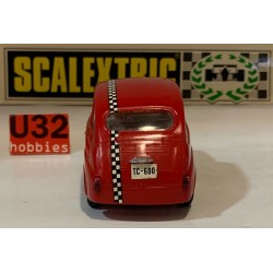 SLOT CAR SCX SCALEXTRIC EXIN TC600 SEAT 600 -12 ROJO CHASIS ROJO PRIMERA SERIE