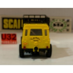 SLOT CAR SCX SCALEXTRIC EXIN STS 2205 LAND ROVER -5 TT 4x4 CAMEL AMARILLO