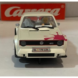 SLOT CAR CARRERA EVOLUTION 27231 VW VOLKSWAGEN GOLF GTI TUNER2 BLANCO