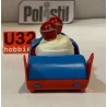 SLOT CAR POLISTIL POLICAR DROMOCAR N737 DN BOBSLEIGH EQUIP FRANCE