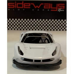 SLOT CAR RACER SIDEWAYS SWCAR08K FANTASY CAR 01 WHITE KIT MB