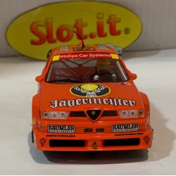 SLOT CAR SLOT.IT CA35B  ALFA ROMEO 155 V6TI -27 DTM 1994 NORISRING JAGERMEISTER