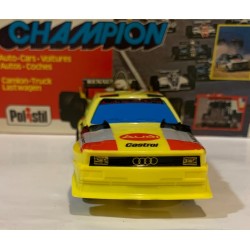 SLOT CAR POLISTIL A127 AUDI QUATTRO -21 RALLY AMARILLO