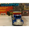 SLOT CAR POLISTIL A614 CAMION TRUCK B  TRAILER AZUL