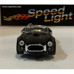 SLOT CAR REPROTEC  RT/1962 AC SHELBY COBRA NEGRO STREET CAR