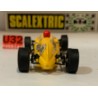 SLOT CAR SCX SCALEXTRIC EXIN C-38 COOPER CLIMAX -30 F1 GUIA MOVIL AMARILLO