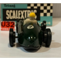 SLOT CAR SCX SCALEXTRIC UK TRIANG TINPLATE MASERATI 250F -7 F1 1957 VERDE