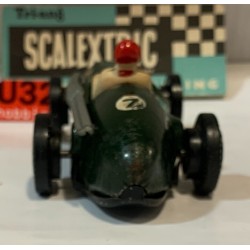 SLOT CAR SCX SCALEXTRIC UK TRIANG TINPLATE MASERATI 250F -7 F1 1957 VERDE ROJO