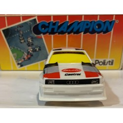 SLOT CAR POLISTIL A127 AUDI QUATTRO -21 RALLY BLANCO