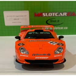 SLOT CAR MR SLOTCARS MR1024 PORSCHE 911 EVO GT1 -17 JAGERMEISTER TRIBUTE LIVERY