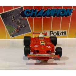 SLOT CAR POLISTIL 32244/3  FERRARI 312 T4 -12 F1 1979 JAQUES VILLENEUVE