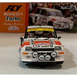 SLOT CAR FLY E2096 RENAULT 5 TURBO -39 RALLY T.DE CORSE 1984 TORRE-DE LA FOATA