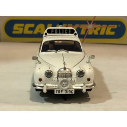 SLOT CAR SUPERSLOT H4420 JAGUAR MKII POLICE EDITION SCALEXTRIC UK