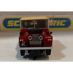 SLOT CAR SCX SUPERSLOT H4493 LAND ROVER SERIES 1 POPPY RED  SCALEXTRIC UK