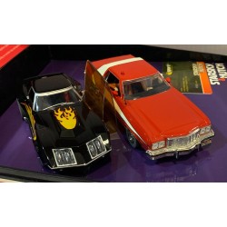 SLOT CAR SCX SUPERSLOT H2603A STARSKY & HUTCH FORD TORINO CHEVROLET CORVETTE