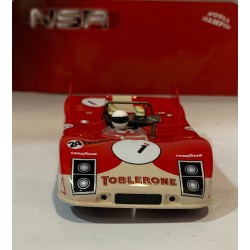 SLOT CAR NSR 0359SW PORSCHE 908/3 -1 TARGA FLORIO 1973 TOBLERONE