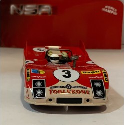 SLOT CAR NSR 0358SW PORSCHE 908/3 -3 LE MANS 1973 TOBLERONE