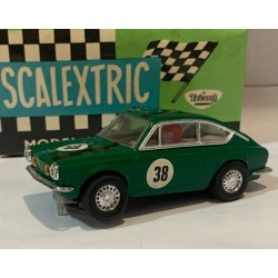 SLOT CAR SCX SCALEXTRIC EXIN C-42 TC SEAT 850 COUPE ABARTH  -38 VERDE RACE TUNED