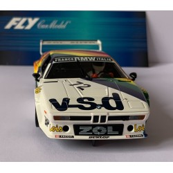 SLOT CAR FLY 88322 BMW M1 -72 24H.LE MANS 1981 VSD SERVANIN-FERRIER-ROUSSELOT