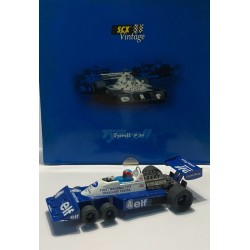 SLOT CAR SCX  SCALEXTRIC 60590 TYRRELL FORD P34 -4 F1 1977 P.DEPALLIER VINTAGE