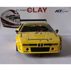 SLOT CAR FLY 99041 BMW M1 -81 NORISRING 1979 CLAY REGAZZONI