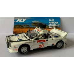 SLOT CAR FLY A2015 LANCIA 037 -20 SAFARI RALLY 1986 G.CRITICOS-M.KRAVOS