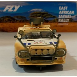 SLOT CAR FLY A2030 LANCIA 037 -20 SAFARI RALLY 1986 CRITICOS-KRAVOS EFECTO BARR0