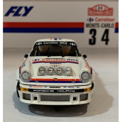 SLOT CAR FLY A2067 PORSCHE 934 -34 RALLY MONTE CARLO 1981 G.SANSON-C.MAZLOUMIAN