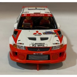 SLOT CAR SCALEAUTO SC-6285R MITSUBISHI LANCER EVO V -1 CATALUNYA 1998 T.MAKINEN