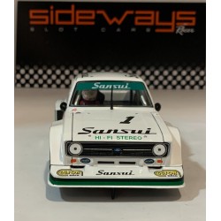 SLOT CAR RACER SIDEWAYS SW82 FORD ESCORT II RS -1 SANSUI 1978 LEIF NILSSON