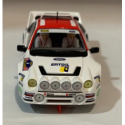 SLOT CAR SCALEAUTO SC-6300R FORD RS200 -4 COSTA BRAVA 1986 A.ZANINI-J.AUTET