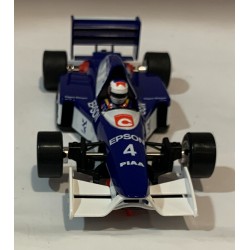 SLOT CAR SCALEAUTO SC-6267 TYRRELL FORD 019 -4 F1 1990 EPSON JEAN ALESI