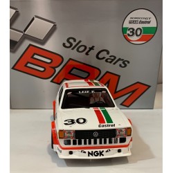 SLOT CAR BRM 178 1/24 VOLKSWAGEN SCIROCCO GT -30 DM DANISH CHAMP. 1977 PEDERSEN