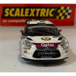 SLOT CAR SCX SCALEXTRIC A10120S300 CITROEN DS3 WRC -5 QATAR N.AL-ATTIYAH