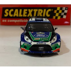 SLOT CAR SCX SCALEXTRIC A10092S300 FORD FIESTA WRC -3 J.M.LATVALA-M.ANTTILA