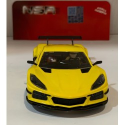 SLOT CAR NSR 0395 CORVETTE C8.R TEST CAR YELLOW