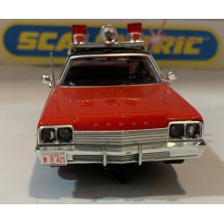 SLOT CAR SCX SUPERSLOT H4408 DODGE MONACO CHICAGO FIRE DEPARTMENT SCALEXTRIC UK