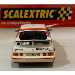 SLOT CAR SCX SCALEXTRIC 65050 FORD SIERRA COSWORTH -1 McRAE DIRT EFFECT