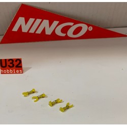 NINCO 80213 AMORTIGUADORES PROSHOCK-2 DURO AMARILLO 4 UNIDADES