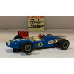 SLOT CAR FLEISCHMANN AUTO RALLYE 3200 FERRARI 158 -7 F1 1965 JOHN SURTEES AZUL